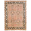 Hand Knotted Wool Area Rug in Red And Black
