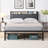 Metal Platform Bed Frame-1193477906