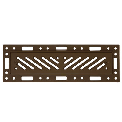 Registre de plancher en métal