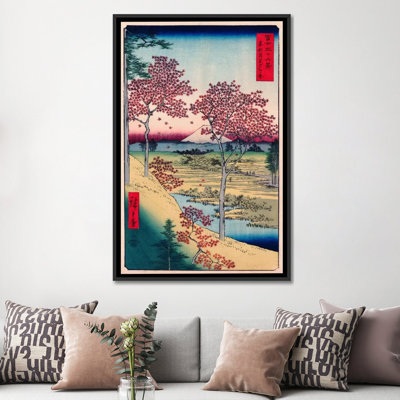 «Toto Meguro» par Ando Hiroshige, impression sur toile tendue