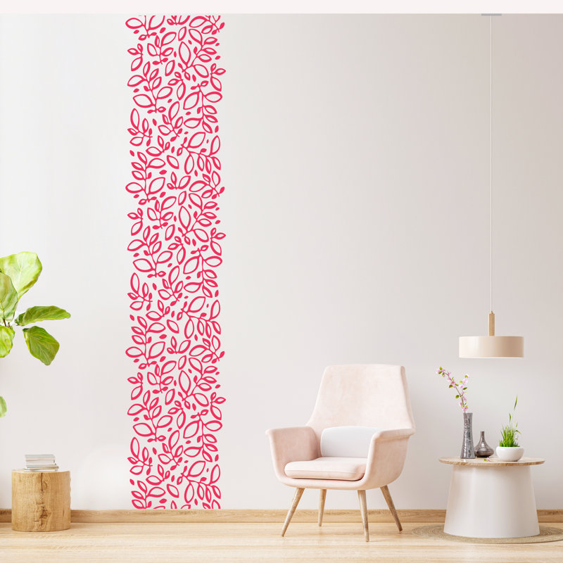 Non-Wall Damaging Wall Decal, Pink