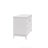 Elizabeth 48" Carrara White Marble Countertop Bath Vanity in Pure White with Mirror