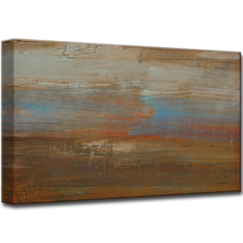 « canyon ranch coucher », reproduction d’art sur toile tendue, H 24 po x l 48 po x P 1,5 po
