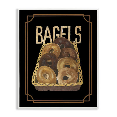 Basket Of Bagels Art by Nancy Overton