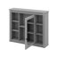 Armoire à pharmacie murale avec miroir, 6 tablettes ouvertes-118318252