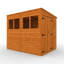 8x6w TigerFlex® Shiplap Pent Double Door Shed