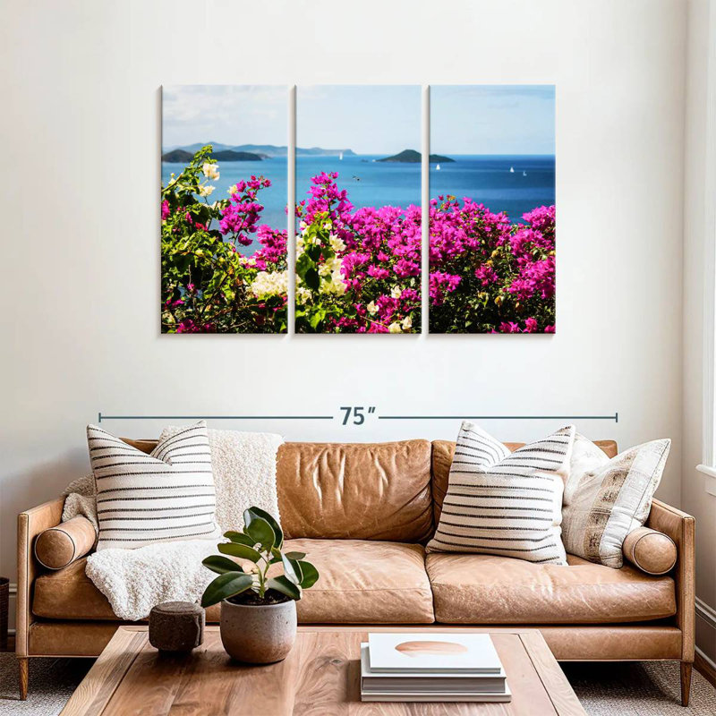 Fleurs de plage Harnek, H 36 po x l 57 po