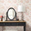 Laura Ashley Stratton Plaster Pink Wallpaper