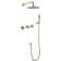 3 Handle Complete Shower System With Rough-In Valve