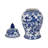 Ceramic Chinoiserie Ginger Jar with Lid-734444204