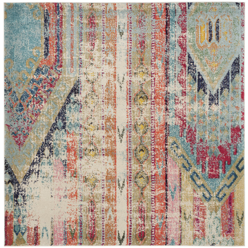 Barwicks Ikat Area Rug, Square 152cm