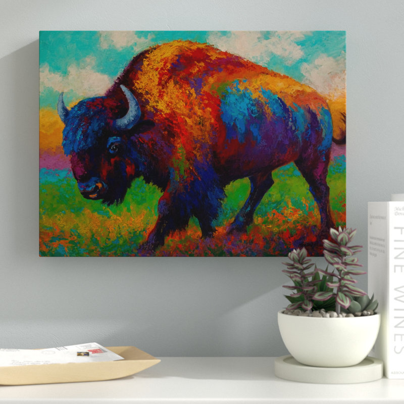«Prairie Muse» par Marion Rose, reproduction sur toile, H 14 po x l 19 po x P 2 po