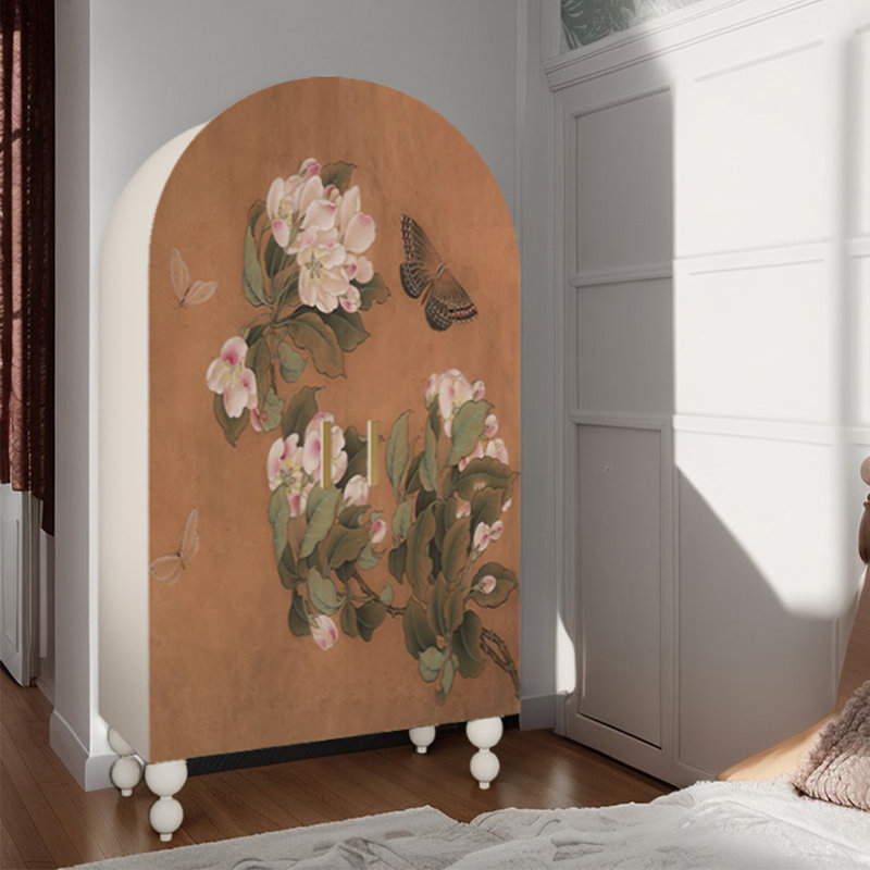 Armoire multifonctionnelle pour chambre à coucher de style moderne, Ivoire blanc