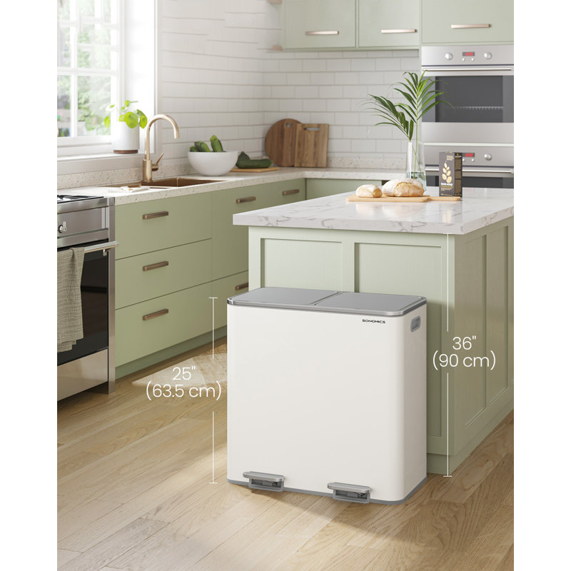 Bin Store, White/Grey