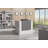 ICN 53" Modern Reception Desk, Multifunctional Modern Transaction Counter Top, Laminate Desktop