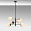 Lustre linéaire moderne 6 lumières Spoutnik-1149734172