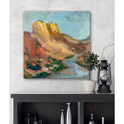 «Sunday Morning In The Valley», reproduction sur toile sans cadre