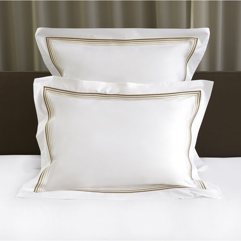 Casale Sham, Standard Sham, White/Natural