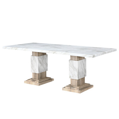 STACEY BEIGE DINING TABLE