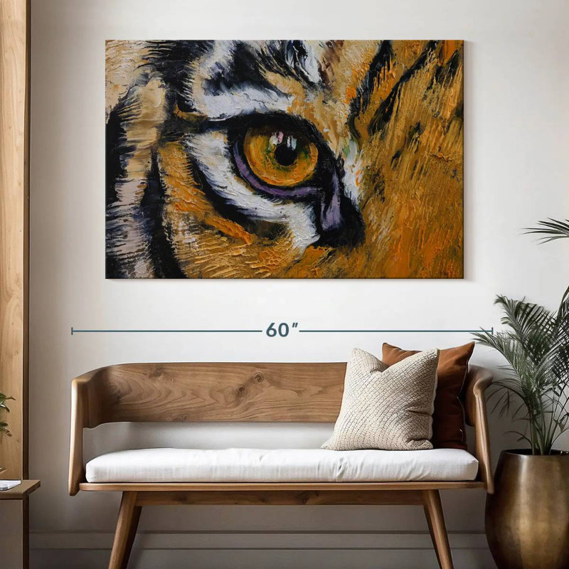 Brampt Tiger Eye, 34" H x 51" W