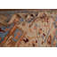 Tapis oriental orange / beige en laine noué à la main 8 pi 7 po x 9 pi 11 po Oriental