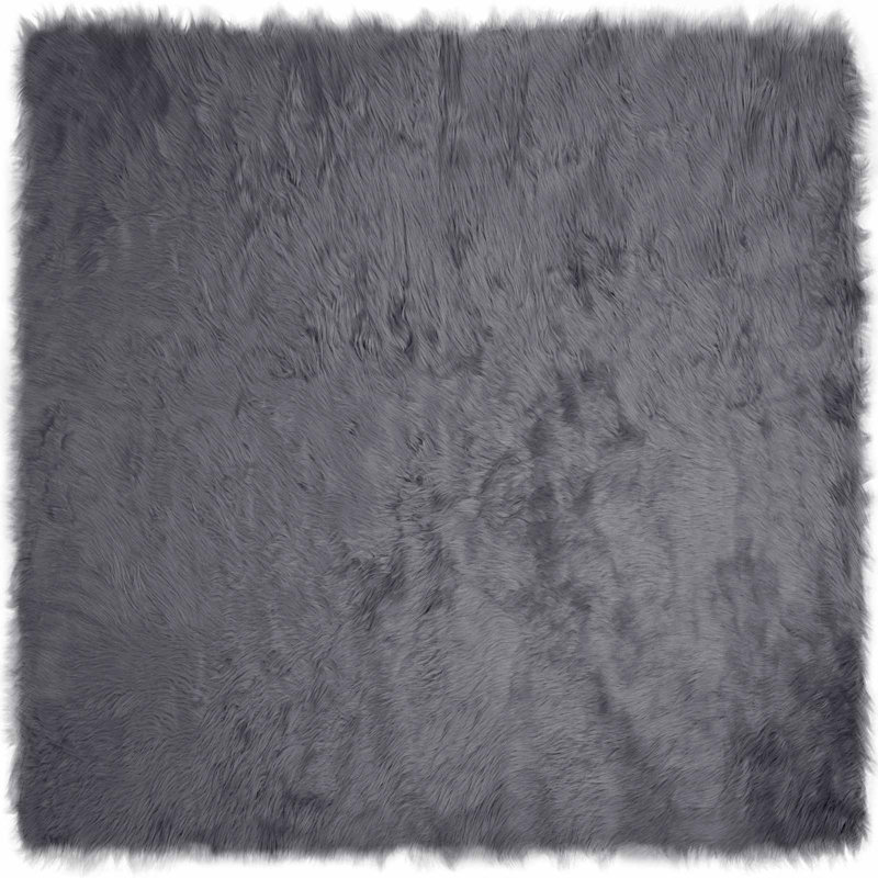 Solid Colour Standard Area Rug, Square 160 cm