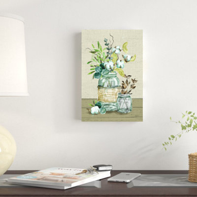 " Cotton Bouquet III No Pattern " by Mary Urban Painting Print