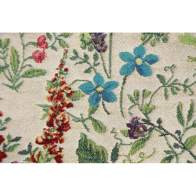 Forest With Flowers Cushion Covers, Cream Floral 1
