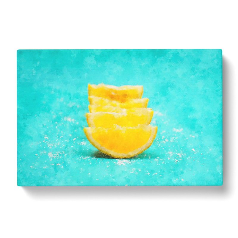 Lemon And Salt - Wrapped Canvas, 35cm H x 50cm W x 3cm D