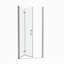 Porte de douche pivotante universelle à ouverture de 1 3/8 po, avec ouverture extérieure, avec finition en verre trempé de 1/4 po-114019067