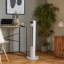 35" White Tower Fan