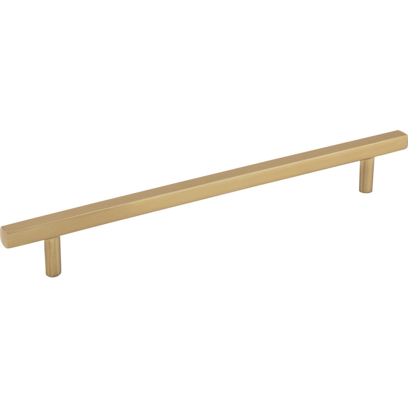Dominique Bar Pull, Satin Bronze, 7 9/16"