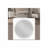 Gray Round Mirror