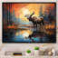 Orignal sur toile, reproduction de faune canadienne - Canada Majestic Moose IV-1361814376-1361814377