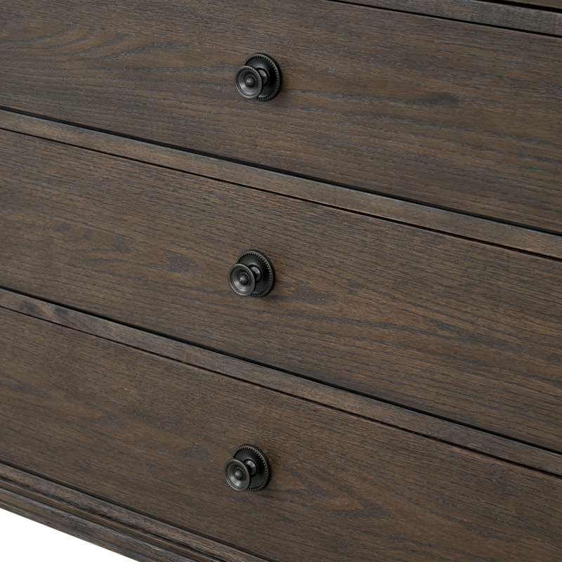Commode 4 tiroirs Victoria, Brun antique
