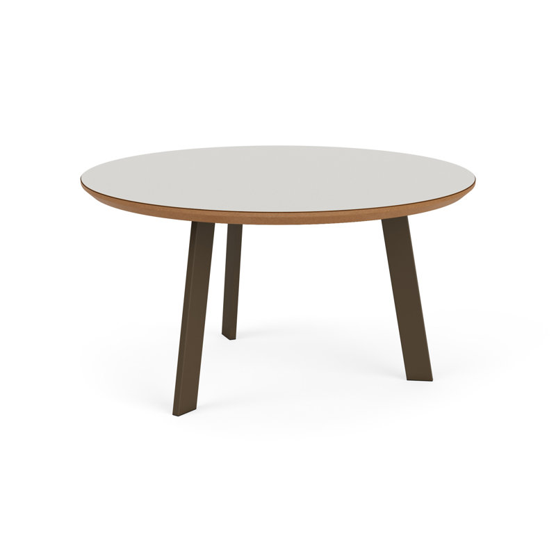 Table de bout Waterfall, Gris Folkstone, Bronze