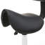Backed Adjustable Height Ergonomic Lab Stool