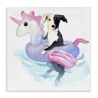 «Sandy Dog Pool Float» par Geoff Allen