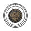 Wabansia Metal Wall Clock