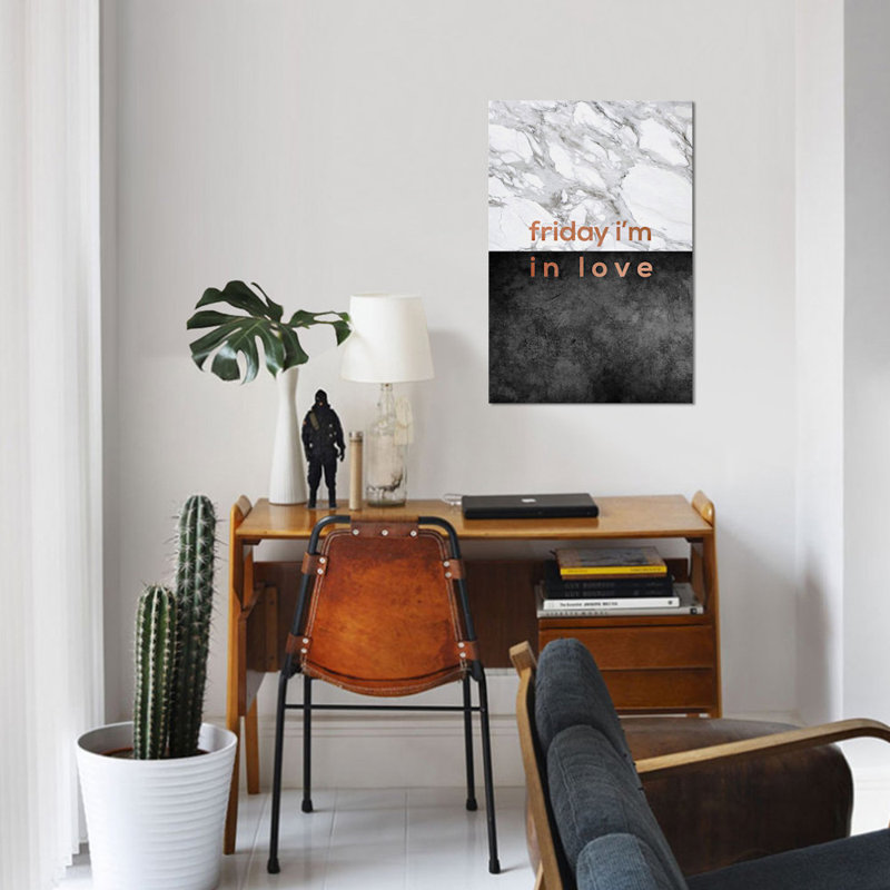 «I'm I'm Love», impression sur toile, H 18 po x l 12 po x P 1,5 po, Toile tendue, Pas de tapis