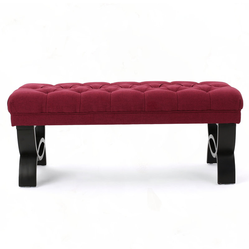 Contemporary Ottoman Bench, Red