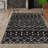Kerana Moroccan Beni Souk Black/Cream Rug-1901632538