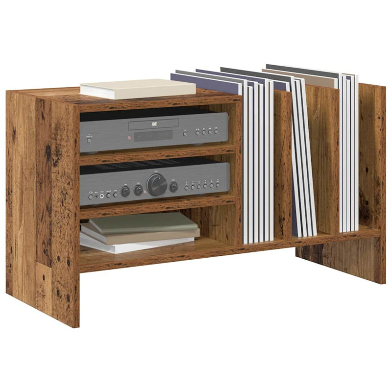 45cm H x 78.5cm W Bookcase, Old Wood