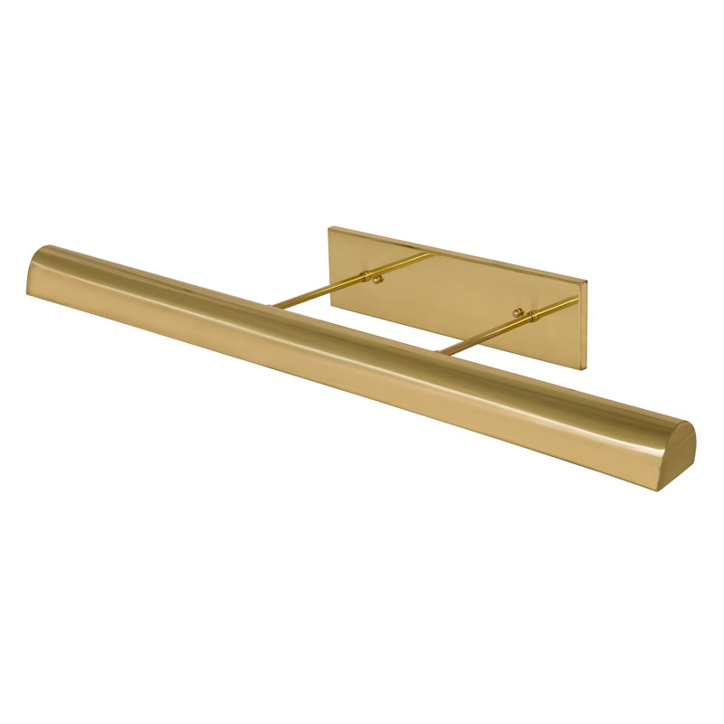 Applique murale 1 lumière Classic, Laiton poli, H 4,5 po x l 36 po