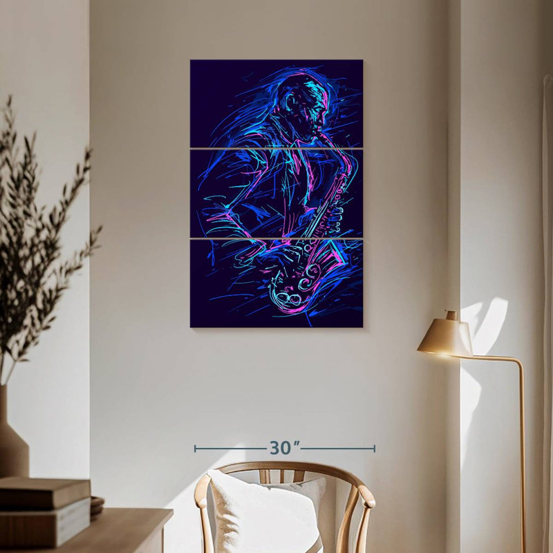 Abarca Abstract Jazz, 57" H x 36" W