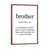Brown Framed Canvas is out of stock