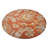 Bice Hand Tufted Wool Eco-Friendly Area Rugs - Round, Orange Color, Floral Modern Design, High Pile Thick Handmade Anti Skid Area Rugs for Living Room, Bed Room-1286523209-1313515583