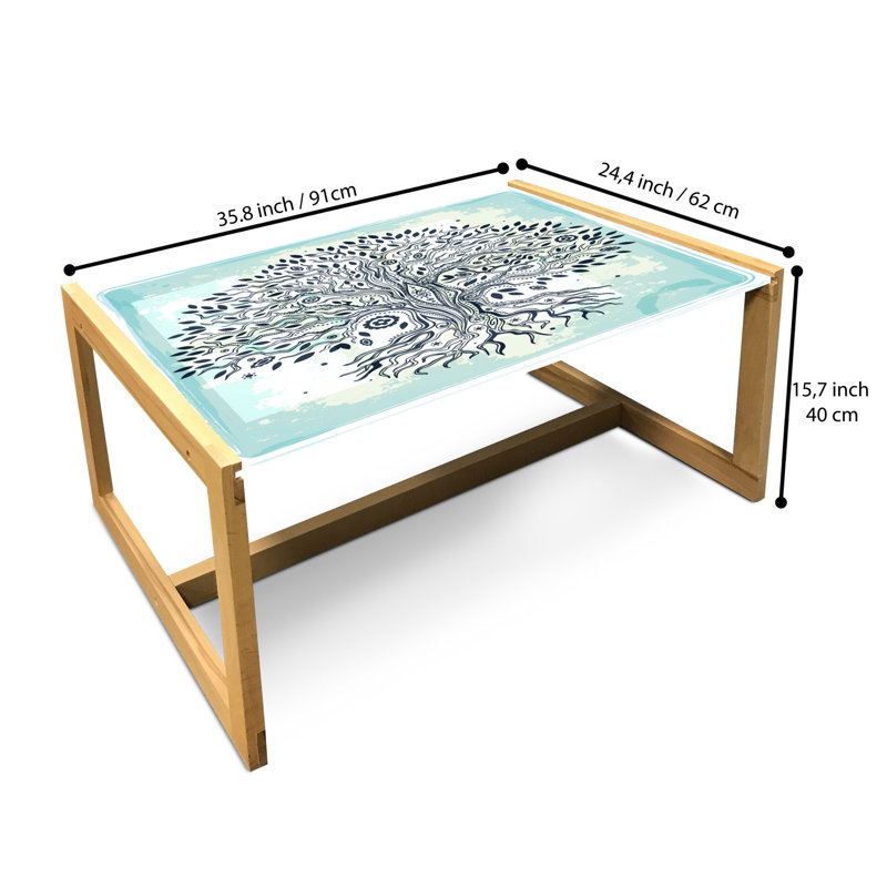 Jack-James Sled Coffee Table, 90cm H x 62cm W x 40cm D