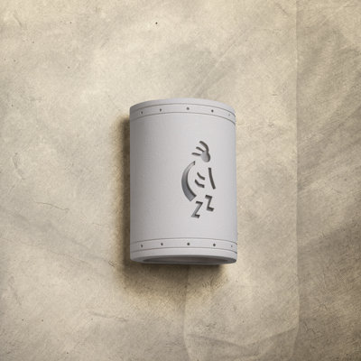 Lampe murale d'extérieur en céramique Ninamarie, ampoule DEL incluse
