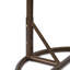 Balancelle d'extérieur pour 1 personne avec support Brookstonval, support pour œuf suspendu en osier tissé à la main, structure en fer résistant aux rayons UV, méridienne de patio rembourrée pour porche, jardin, balcon et cour arrière-1086440091-1081394854